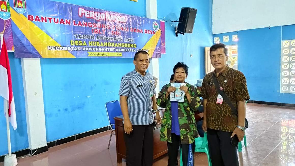 Penyaluran BLT DD tahun Anggaran 2025 Desa Kubangkangkung