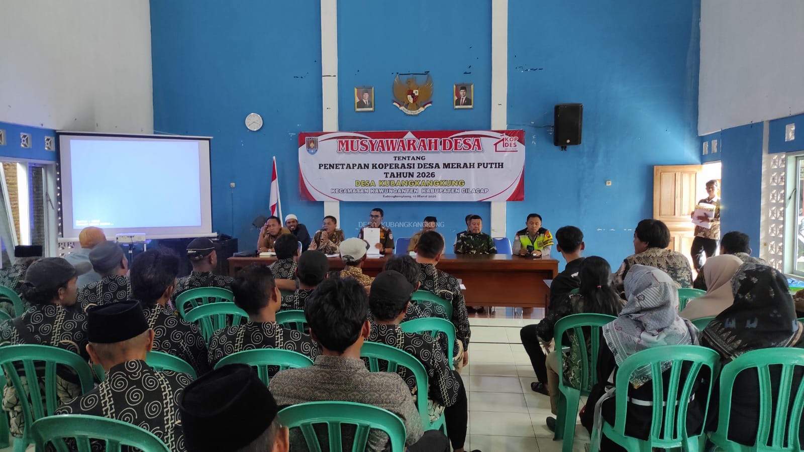 Musyarawarah Desa Tentang Penetapan KPM BLT - DD tahun 2026, Ketahanan Pangan BUMDES Kubangkangkung dan Penetapan Koperasi Desa Merah Putih
