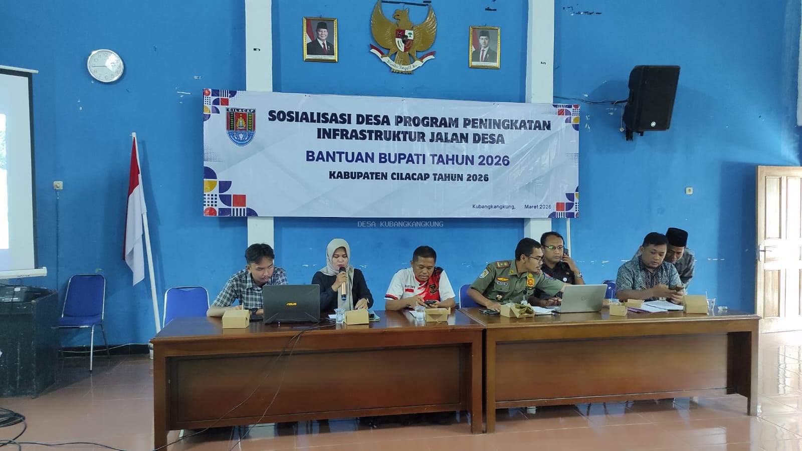 Sosialisasi Desa Program Peningkatan Infrastruktur Jalan Desa dan Pembentukan TPS ( Tim Pelaksana Swakelola)