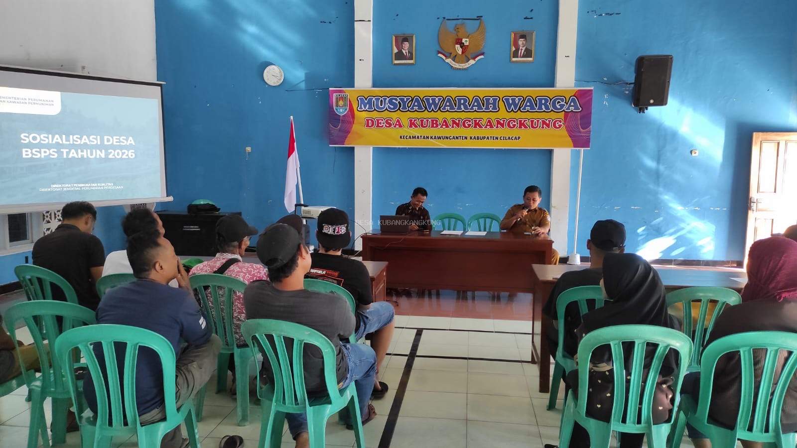 Sosialisasi Desa BSPS tahun 2026 Desa Kubangkangkung